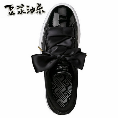 Puma Suede Basket Heart Women Shoes--004